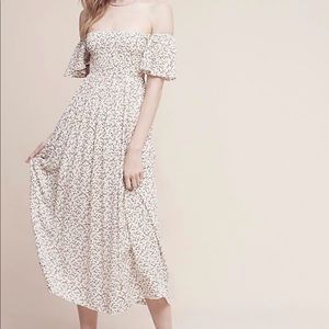 Anthropologie Deana Shoulder Dress